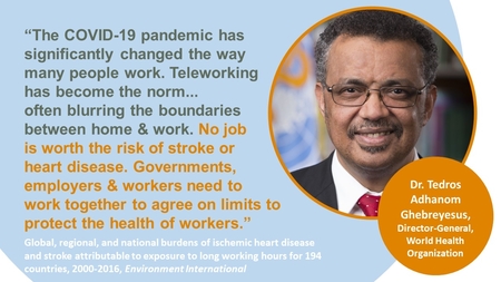 Global Launch – WHO/ILO Joint Estimates of cardiovascular disease burden from long working hours - ICOH